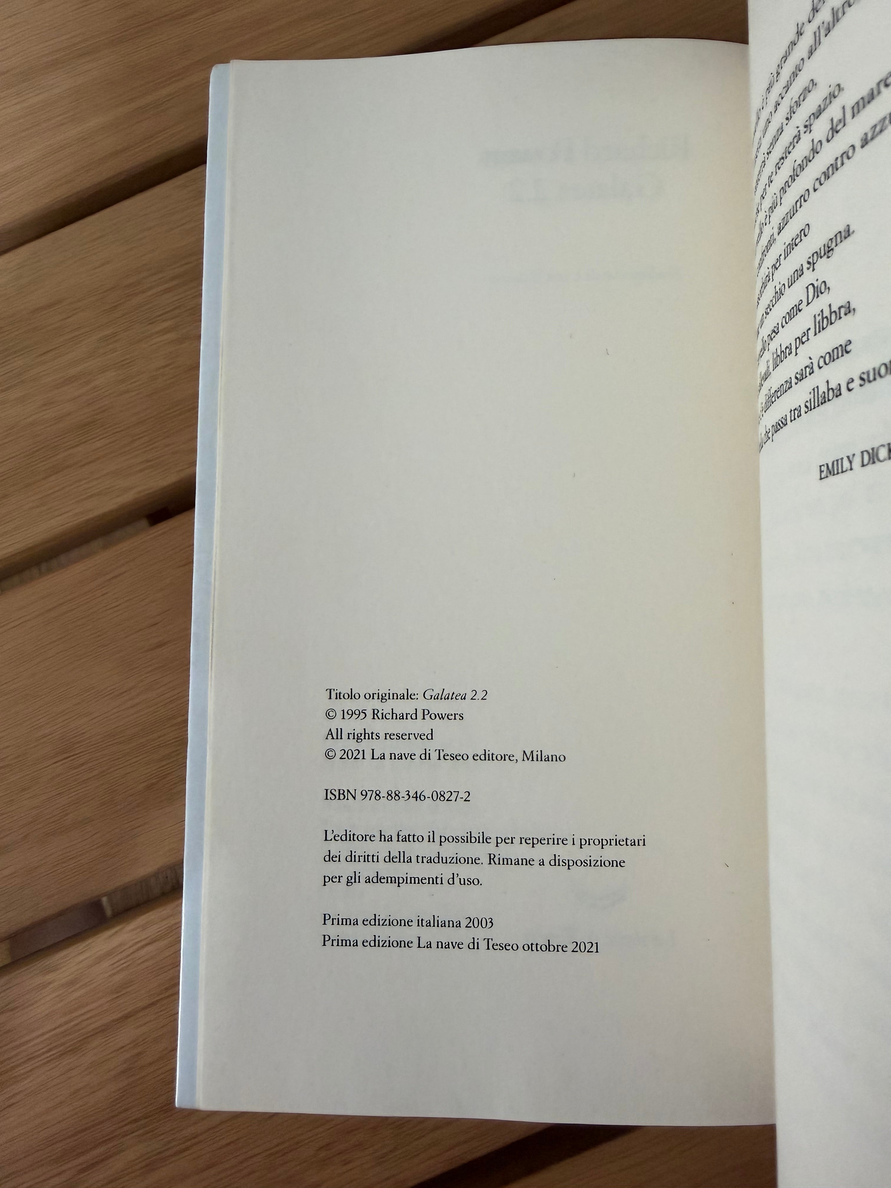 Galatea 2.2 - Richard Powers