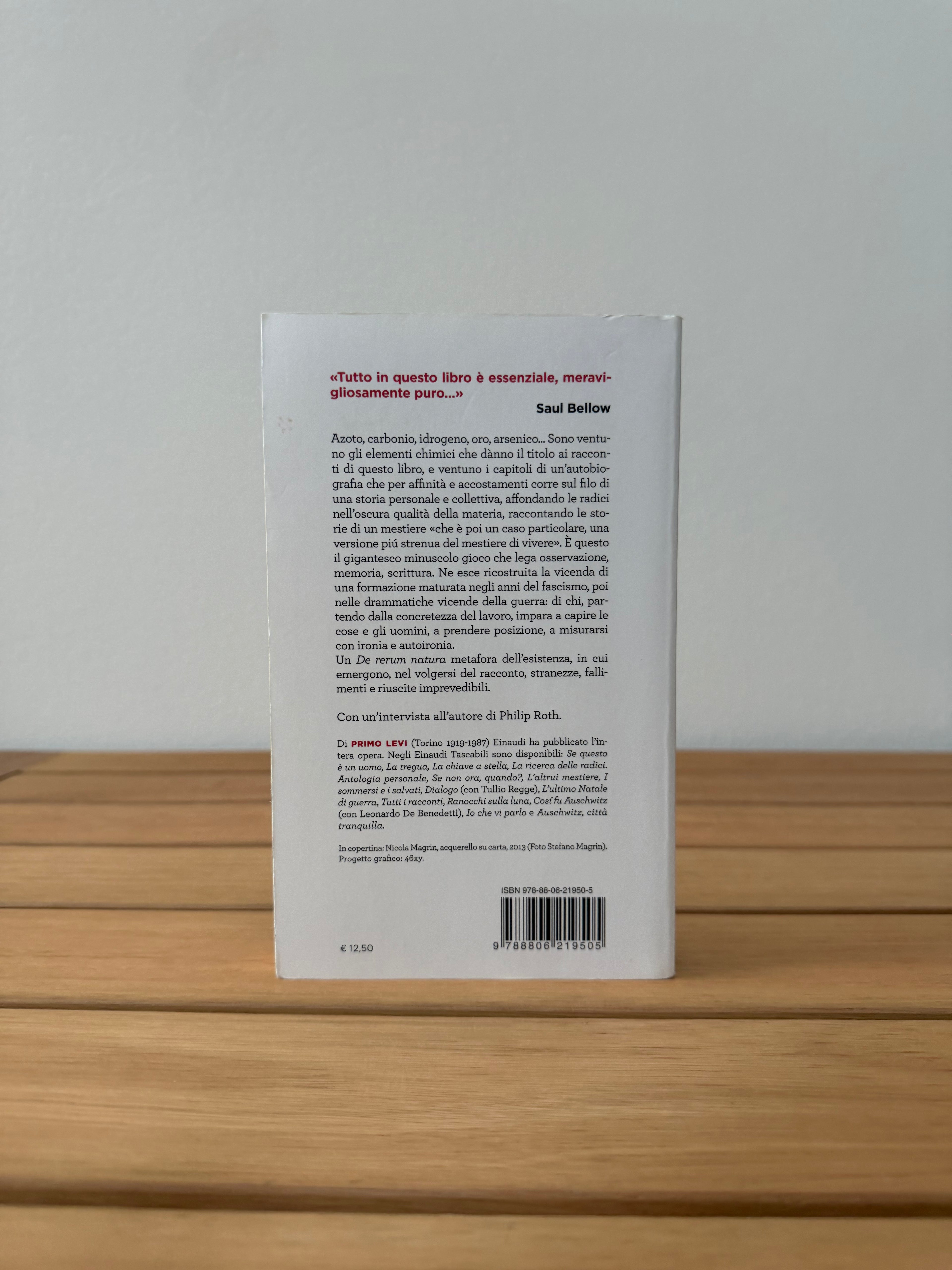 Il sistema periodico - Primo Levi