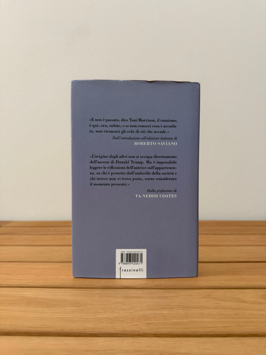 L'origine degli altri - Toni Morrison