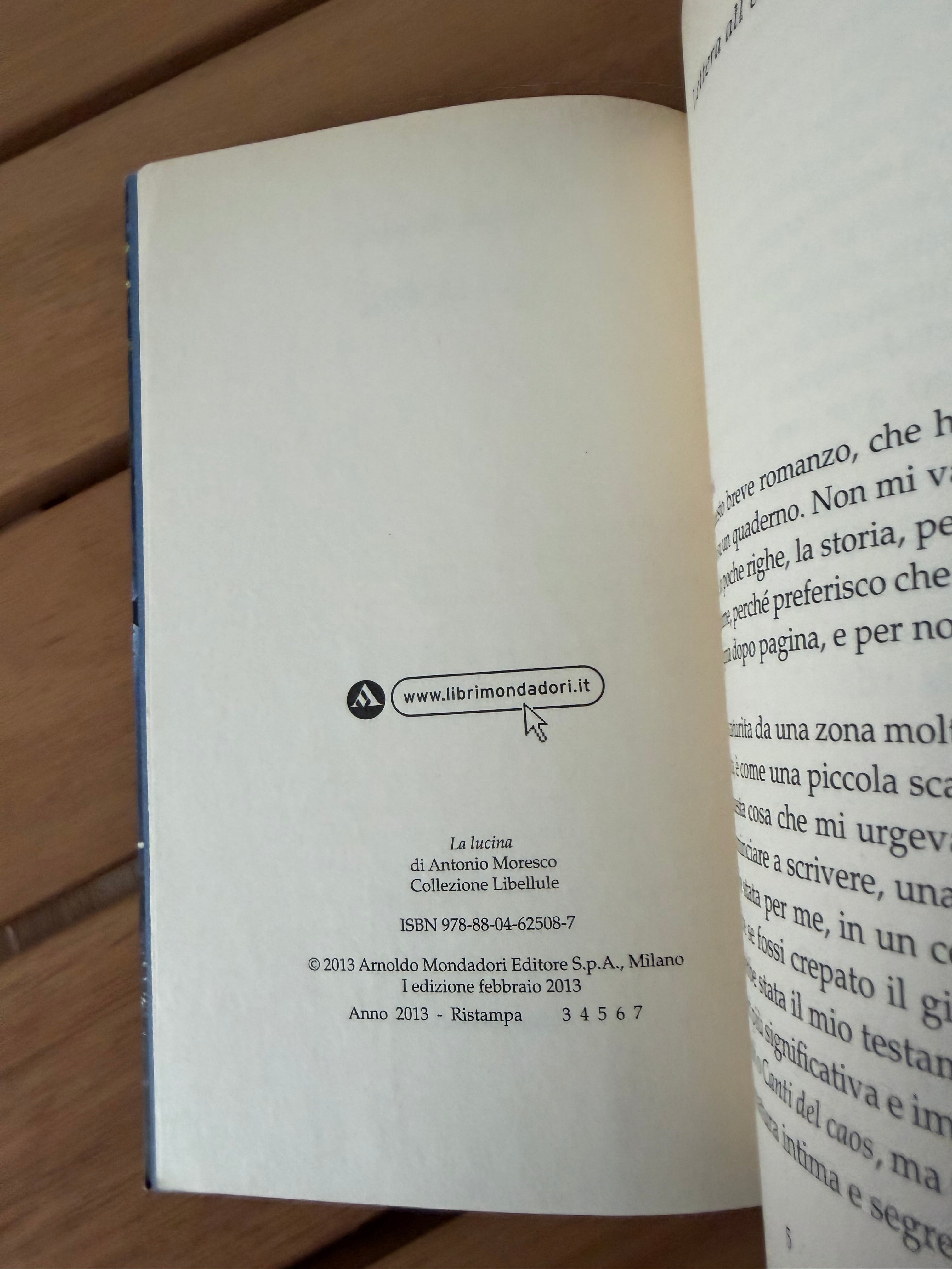 La lucina - Antonio Moresco