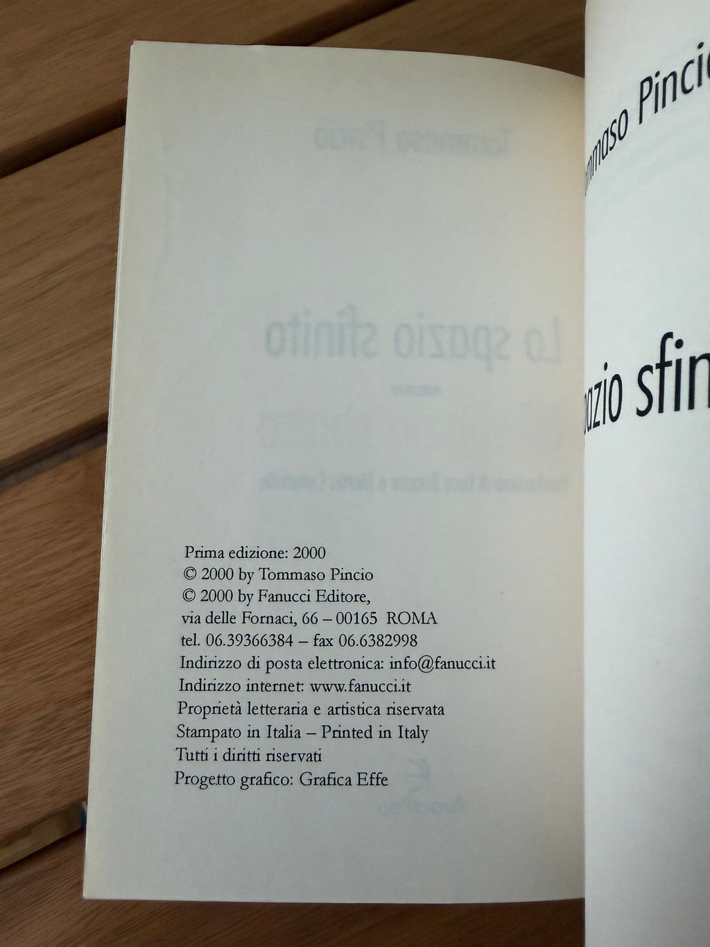 La spazio sfinito - Tommaso Pincio