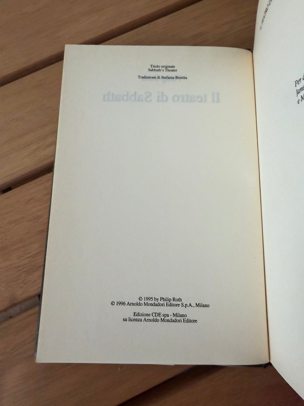 Il Teatro di Sabbath - Philip Roth