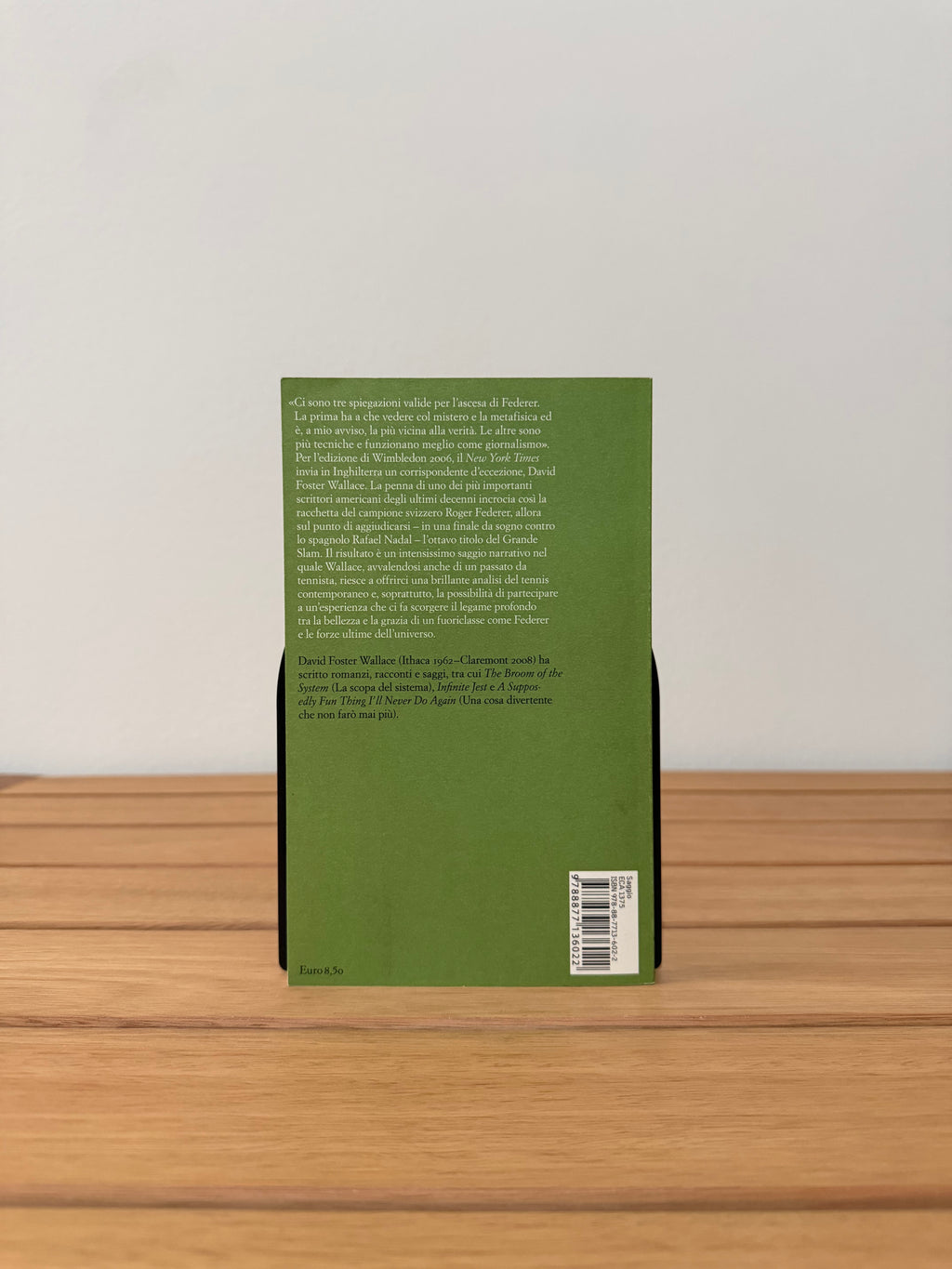 Roger Federer come esperienza religiosa - David Foster Wallace