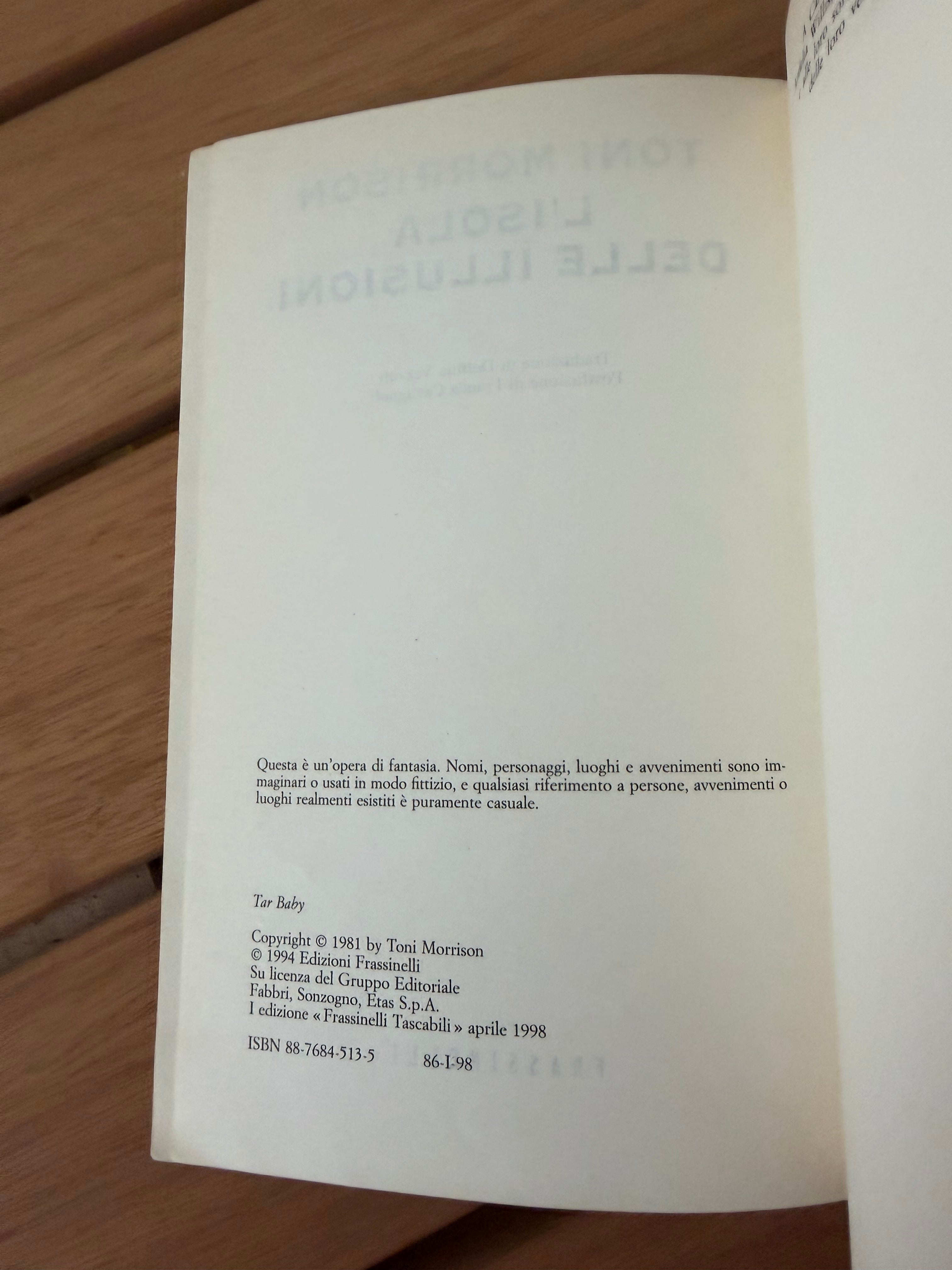 L'isola delle illusioni - Toni Morrison