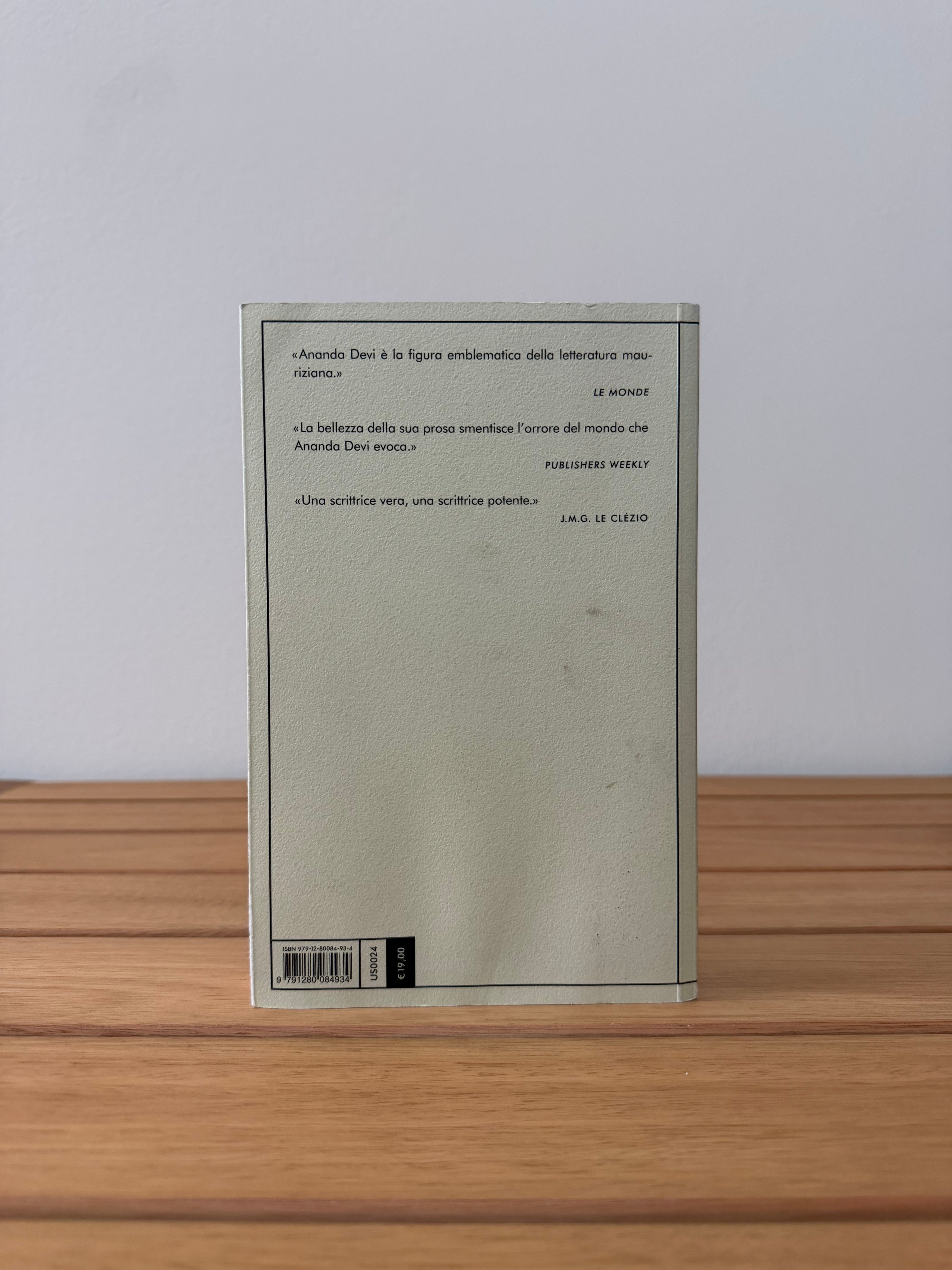 Il sari verde - Ananda Devi [Autografato]