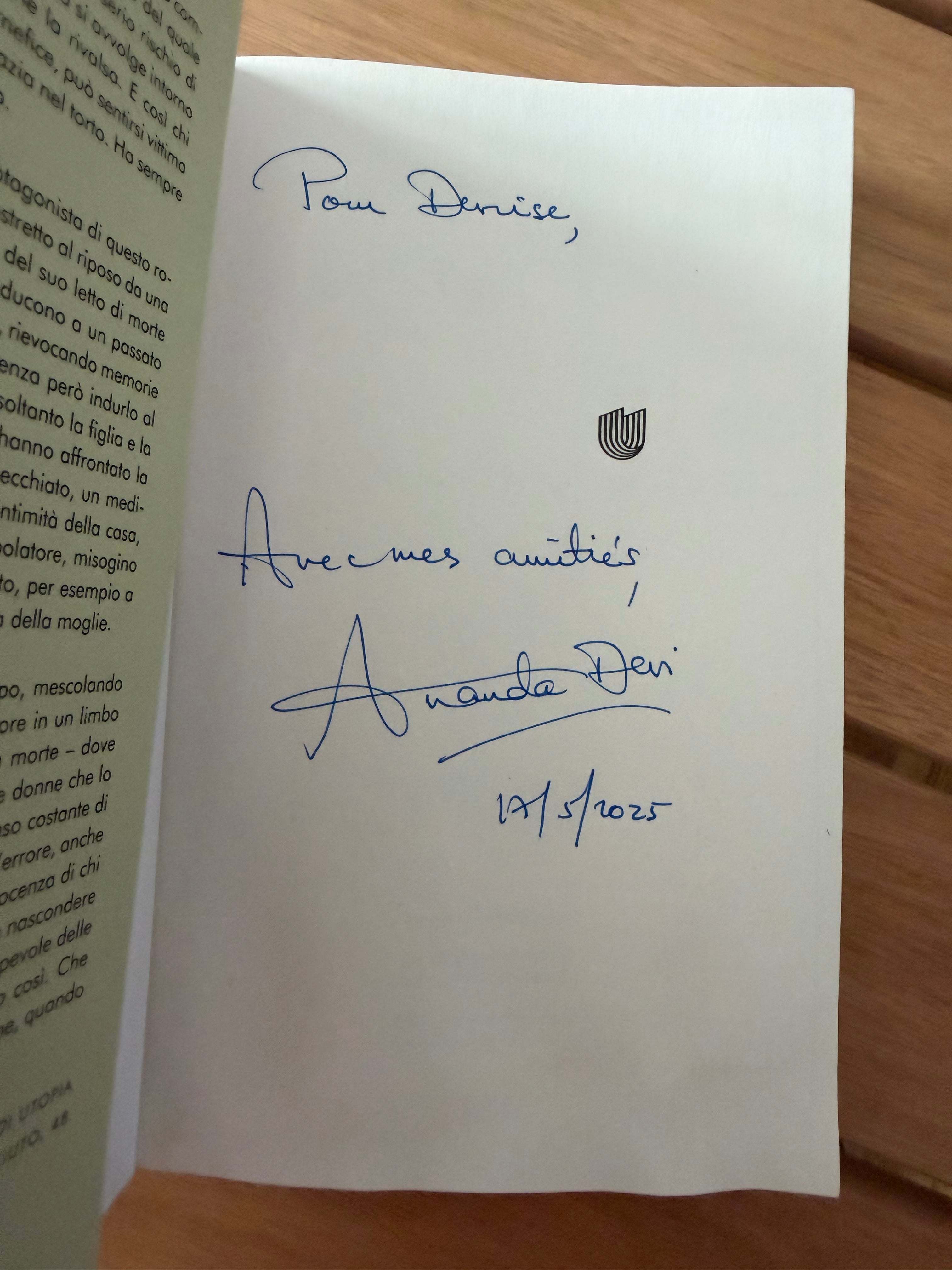 Il sari verde - Ananda Devi [Autografato]