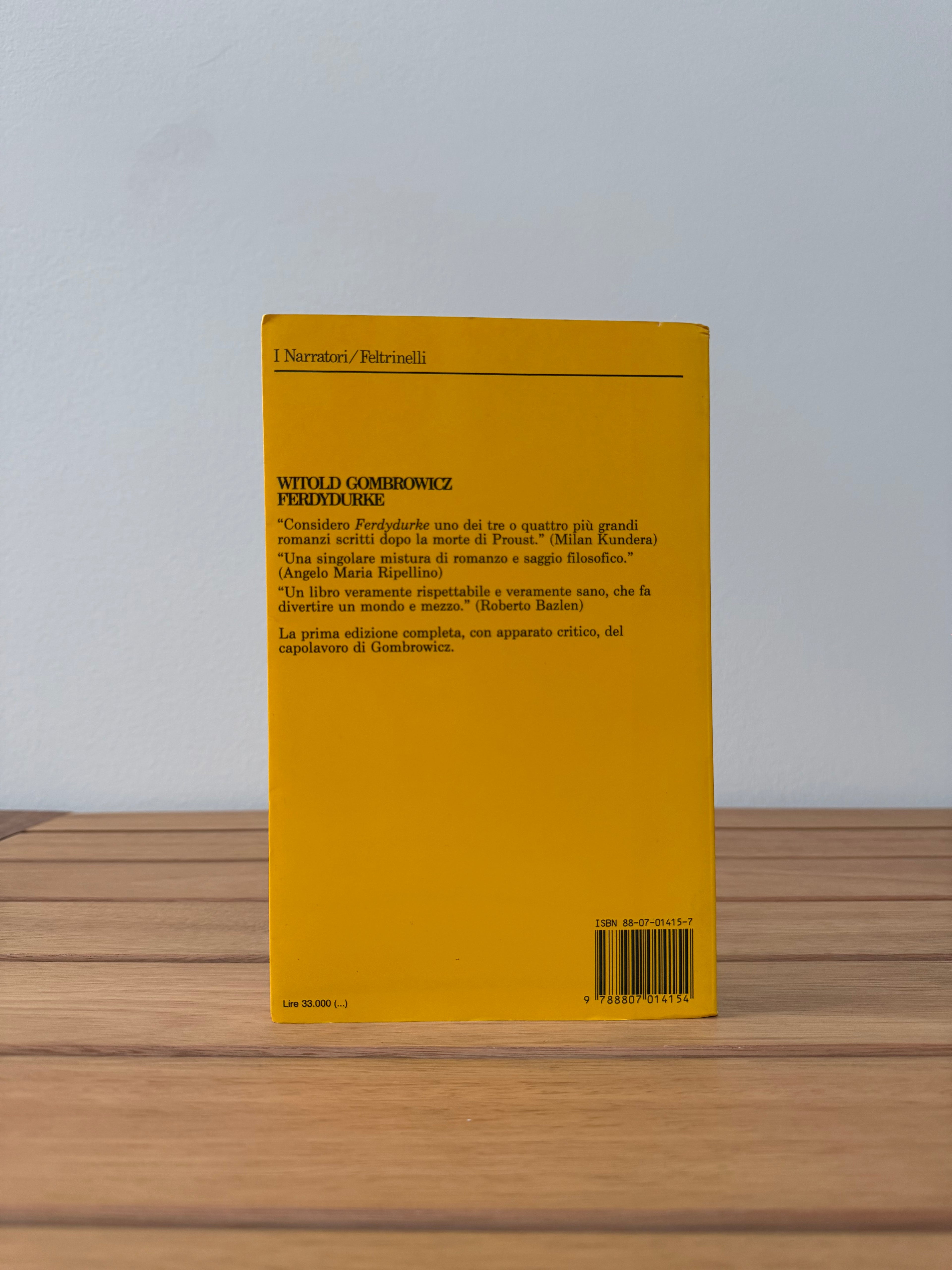 Ferdydurke - Witold Gombrowicz