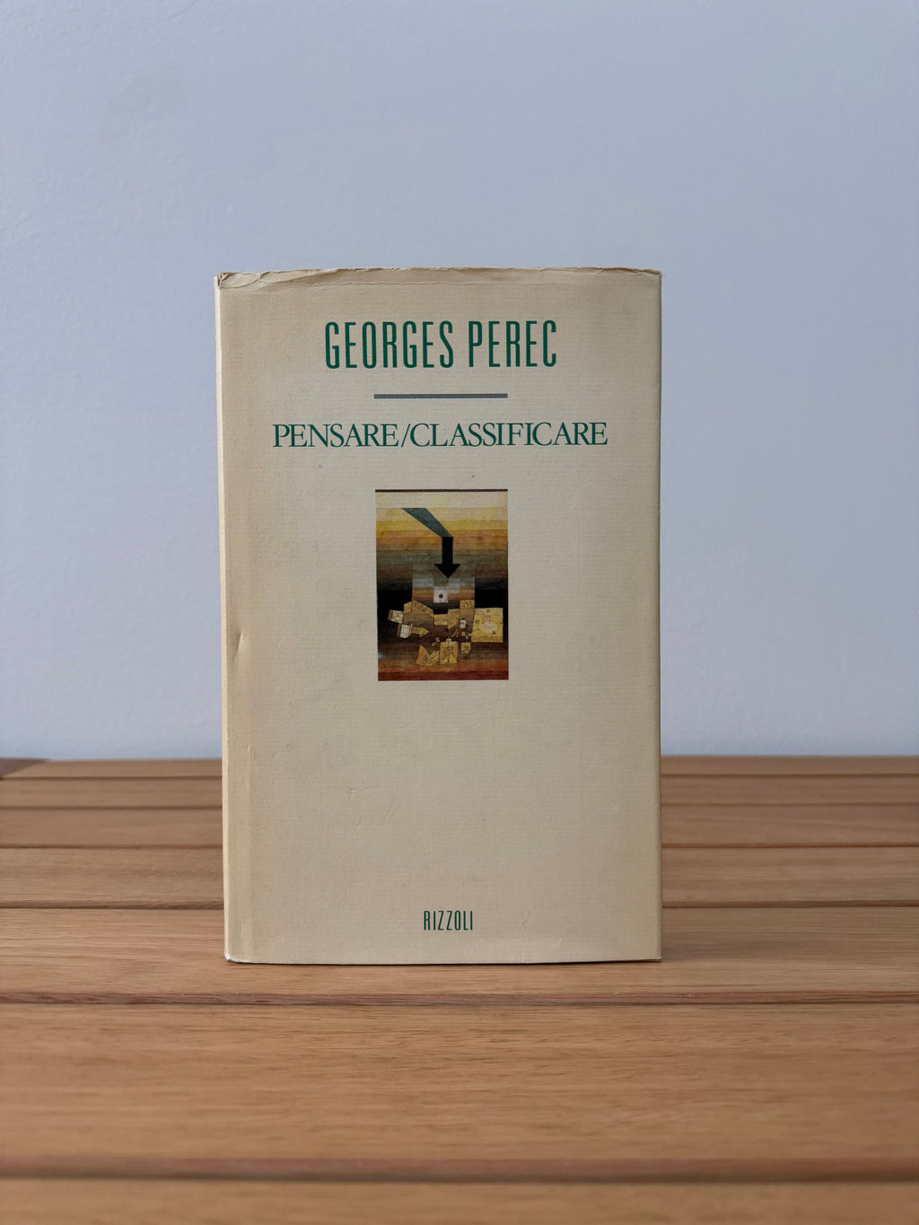 Pensare/Classificare - Georges Perec