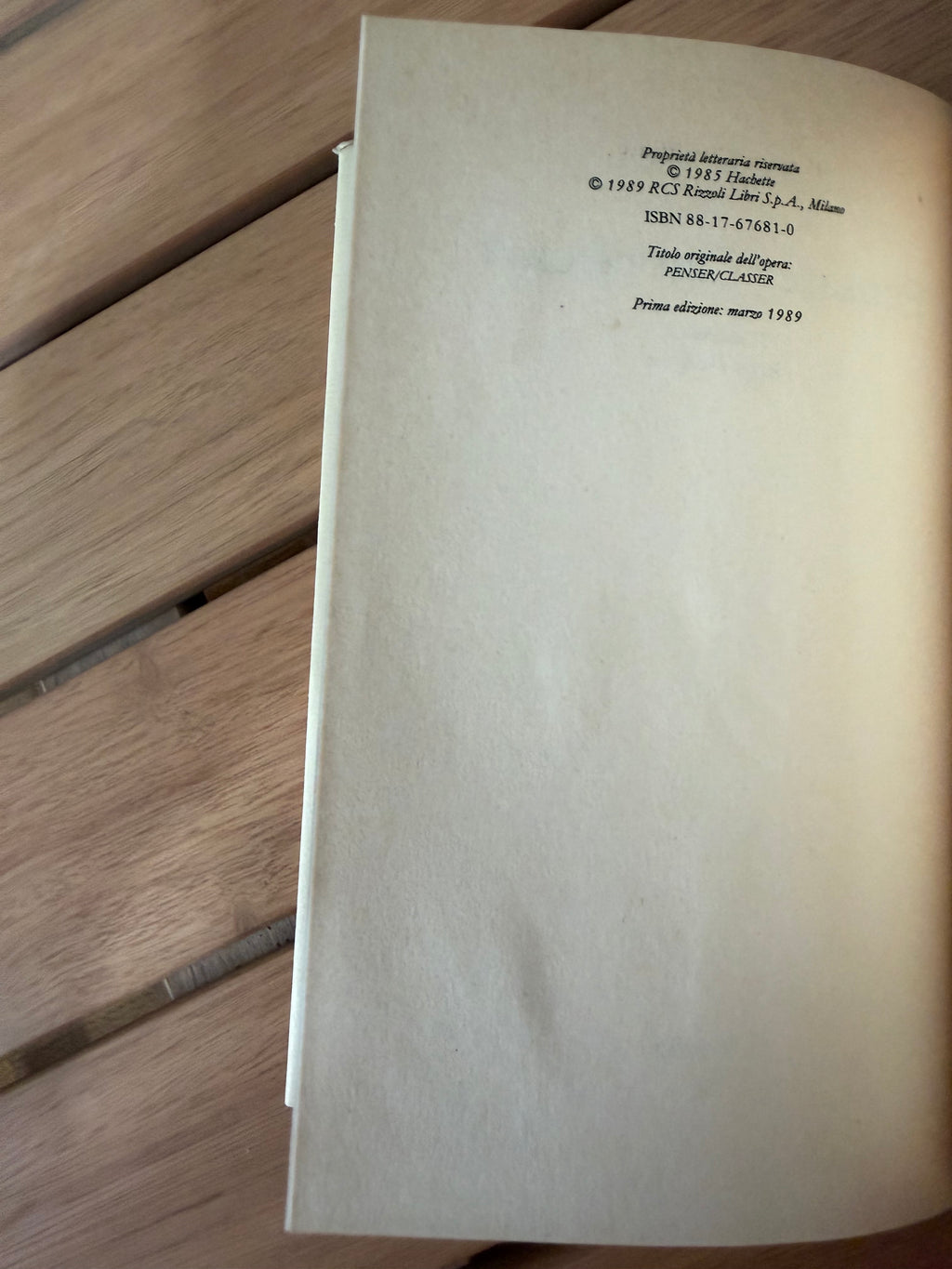 Pensare/Classificare - Georges Perec