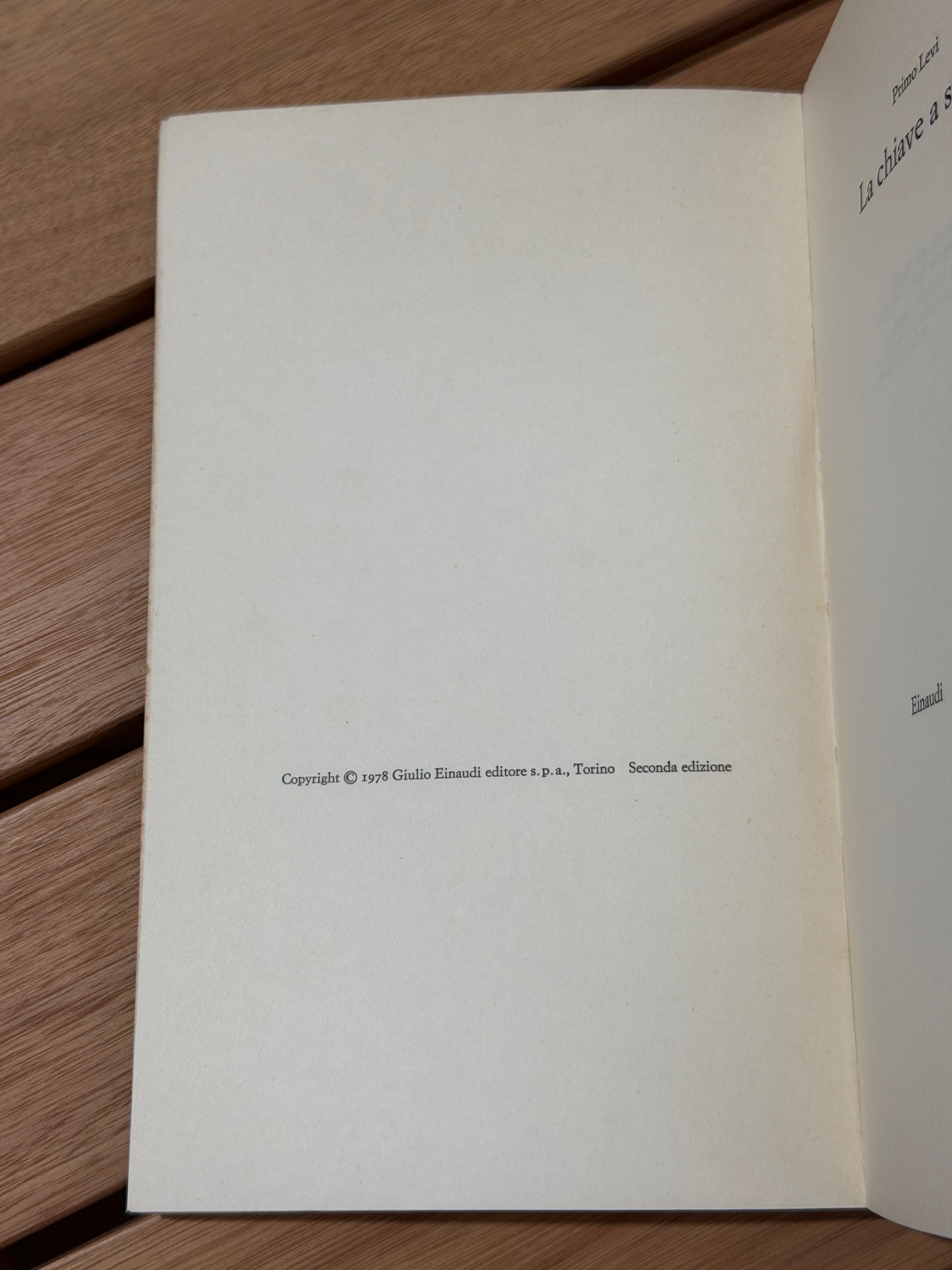 La chiave a stella - Primo Levi