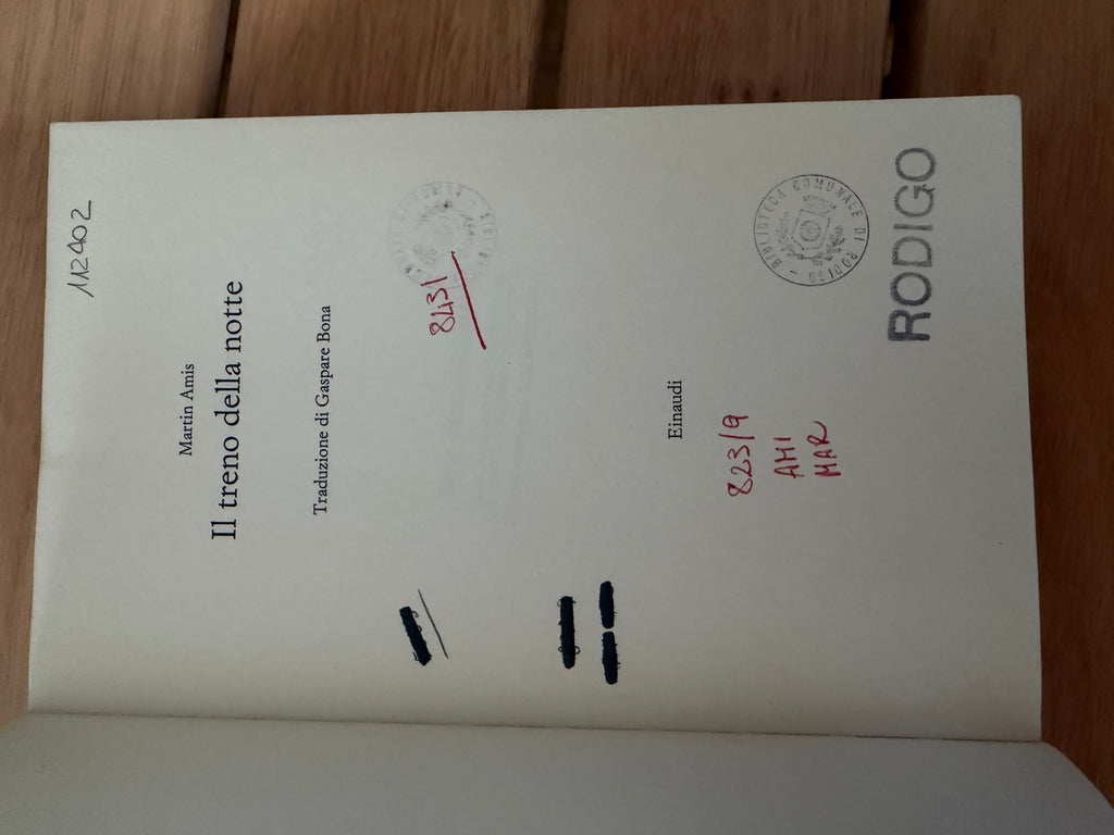 Il treno della notte - Martin Amis
