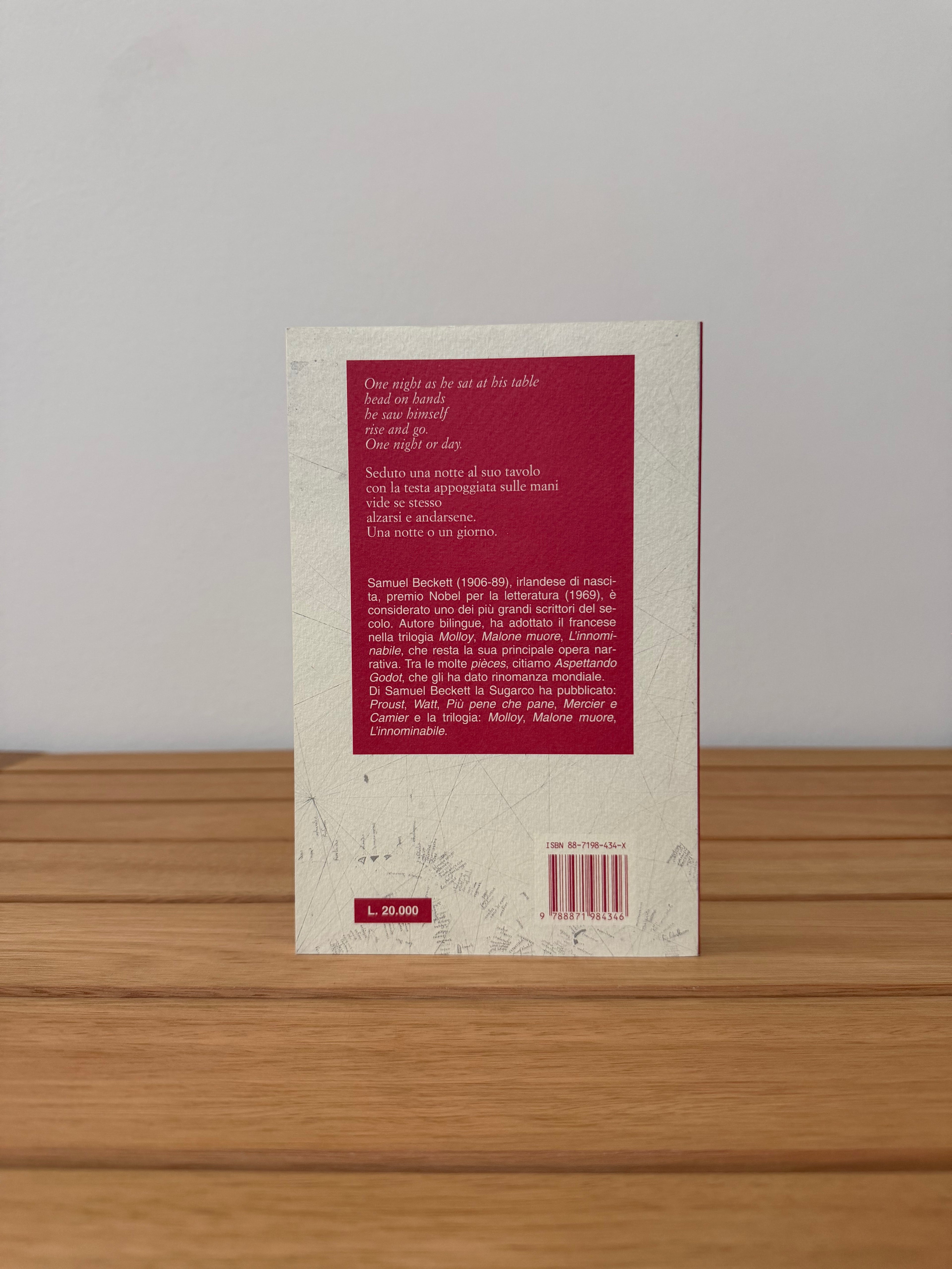 Stirrings still: Ultimi sussulti - Samuel Beckett