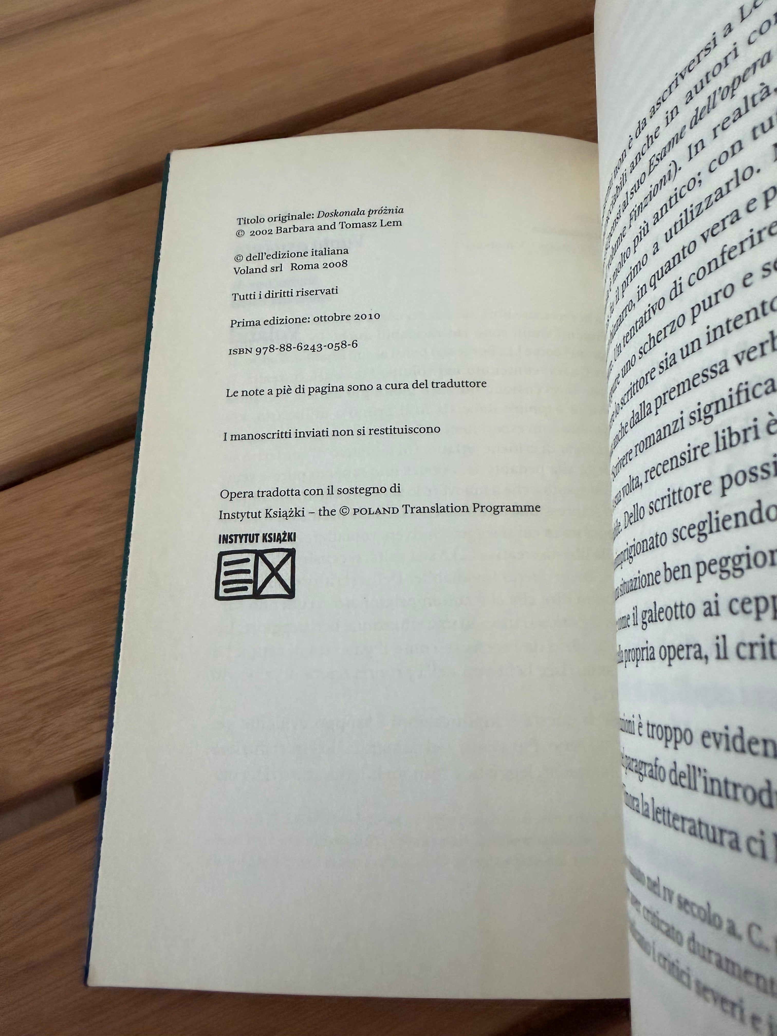 Vuoto assoluto - Stanislaw Lem
