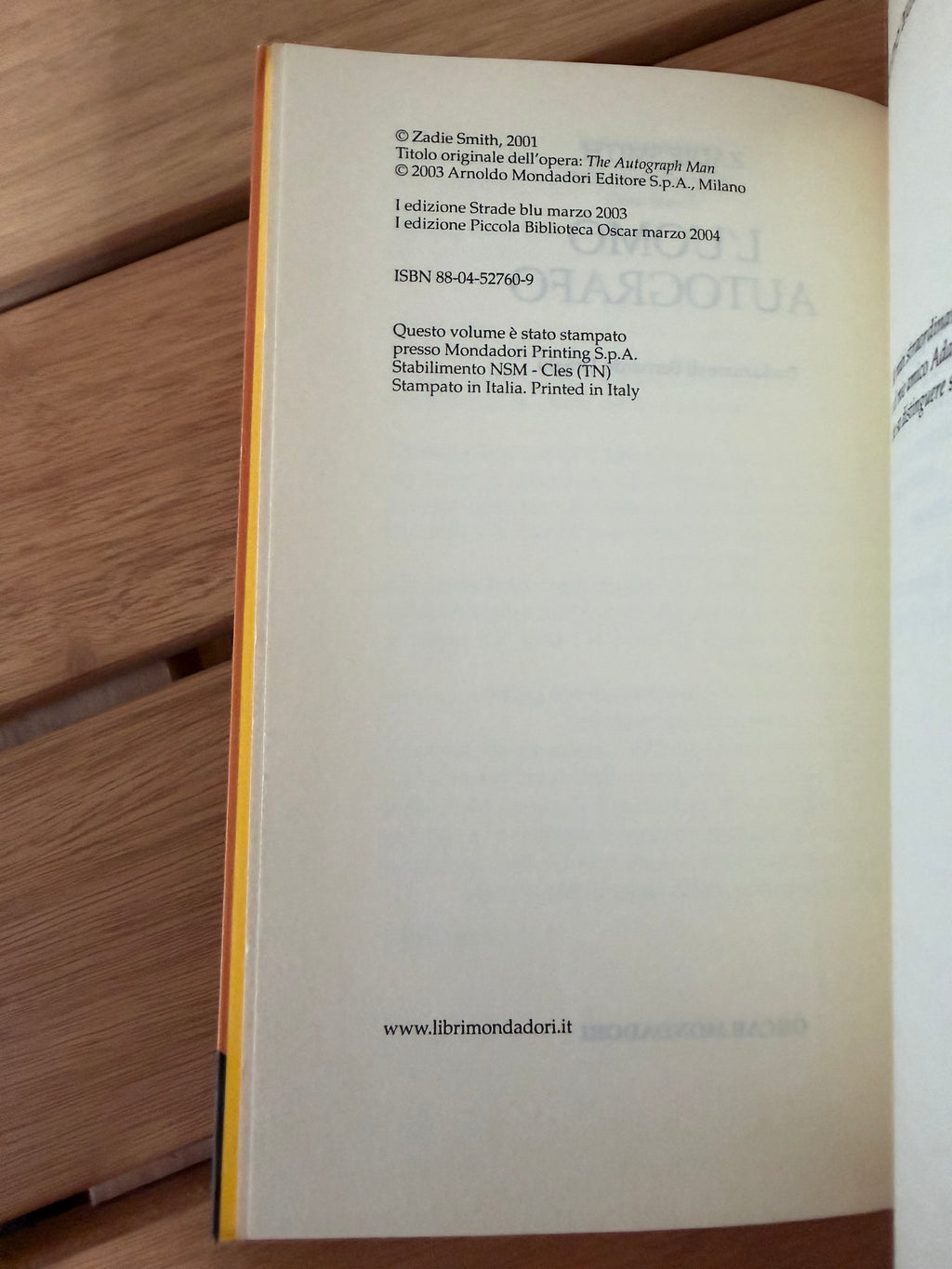 L'uomo autografo - Zadie Smith