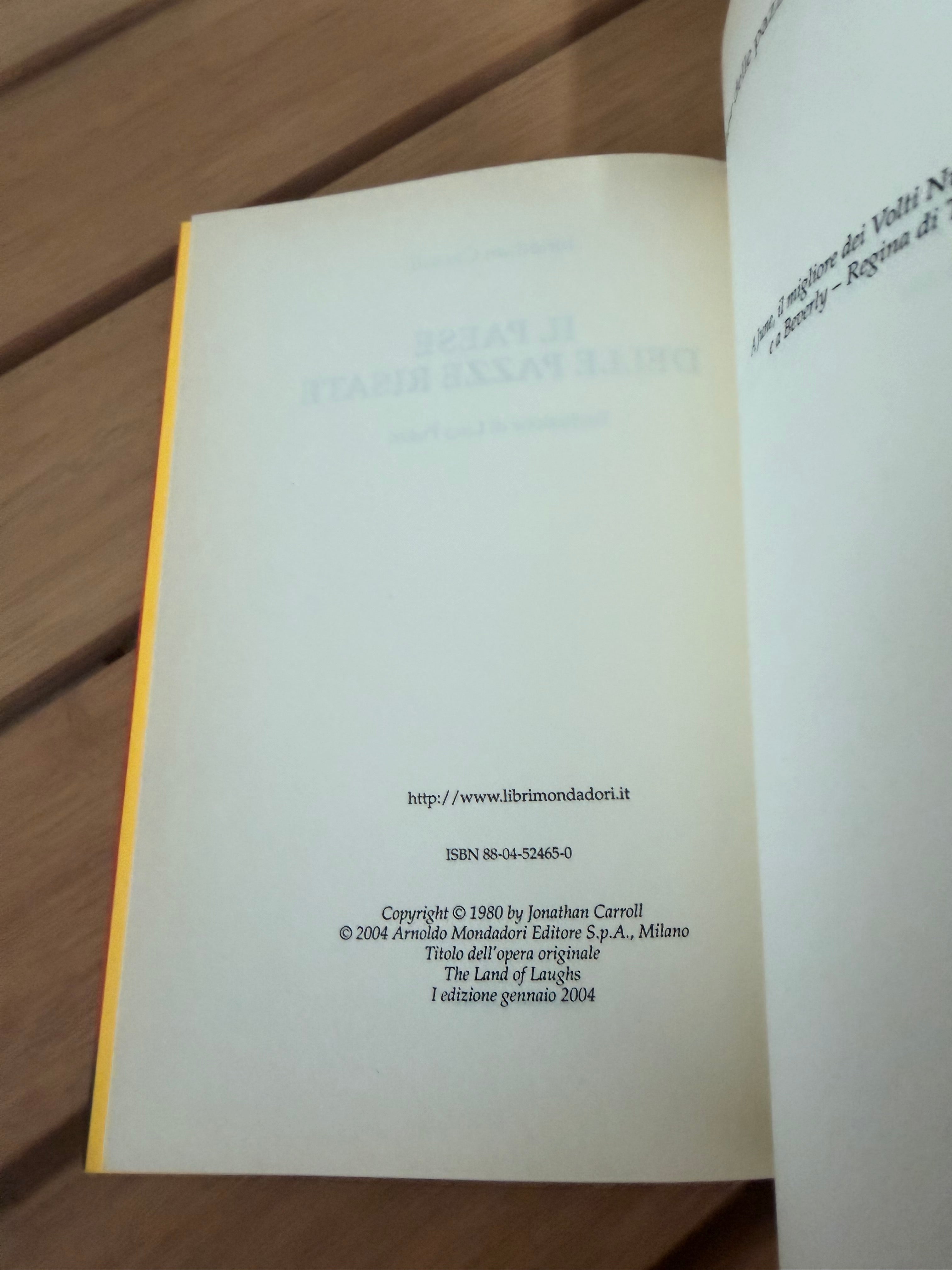 Il paese delle pazze risate - Jonathan Carroll