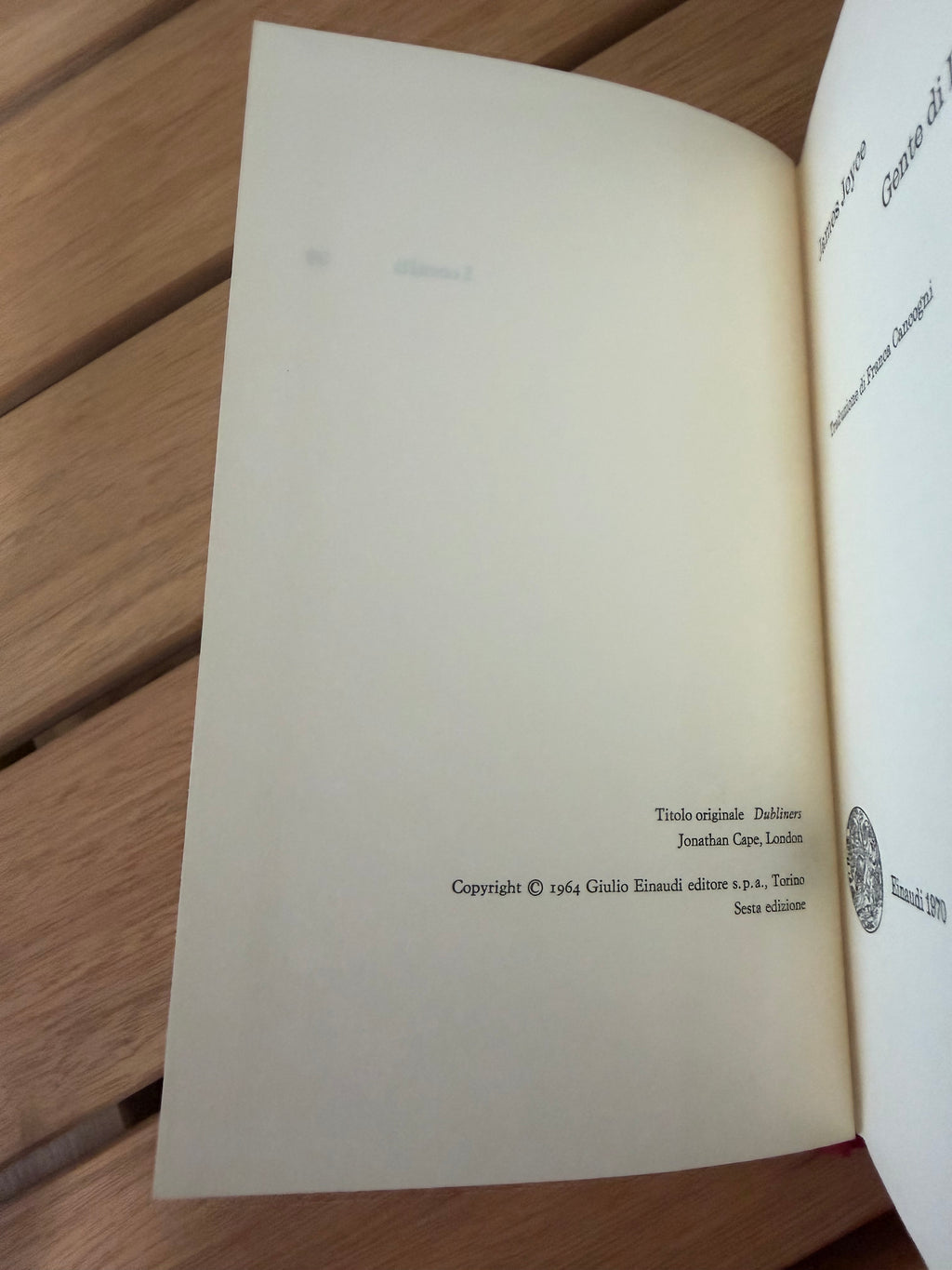 Gente di Dublino - James Joyce