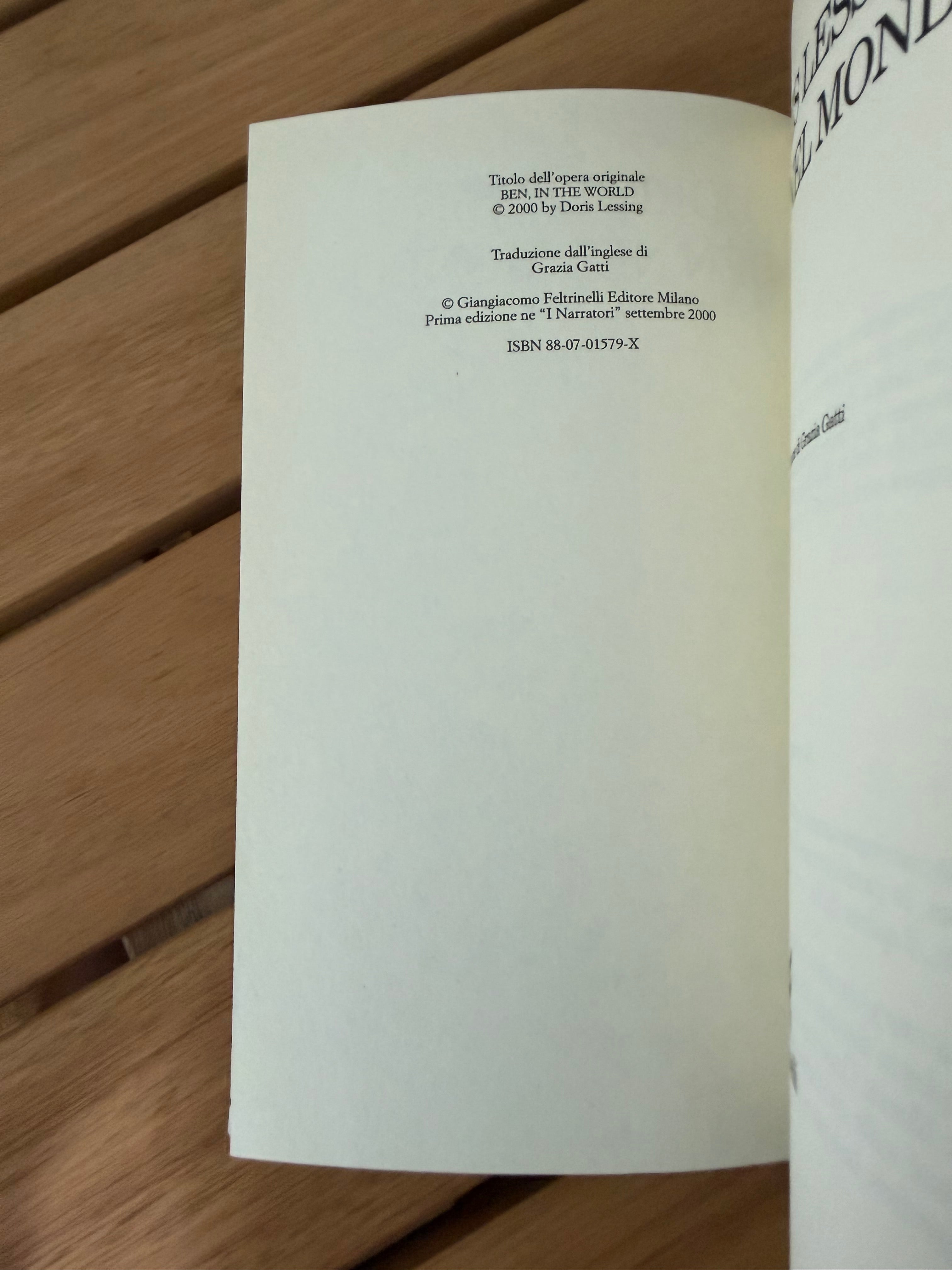 Ben nel mondo - Doris Lessing