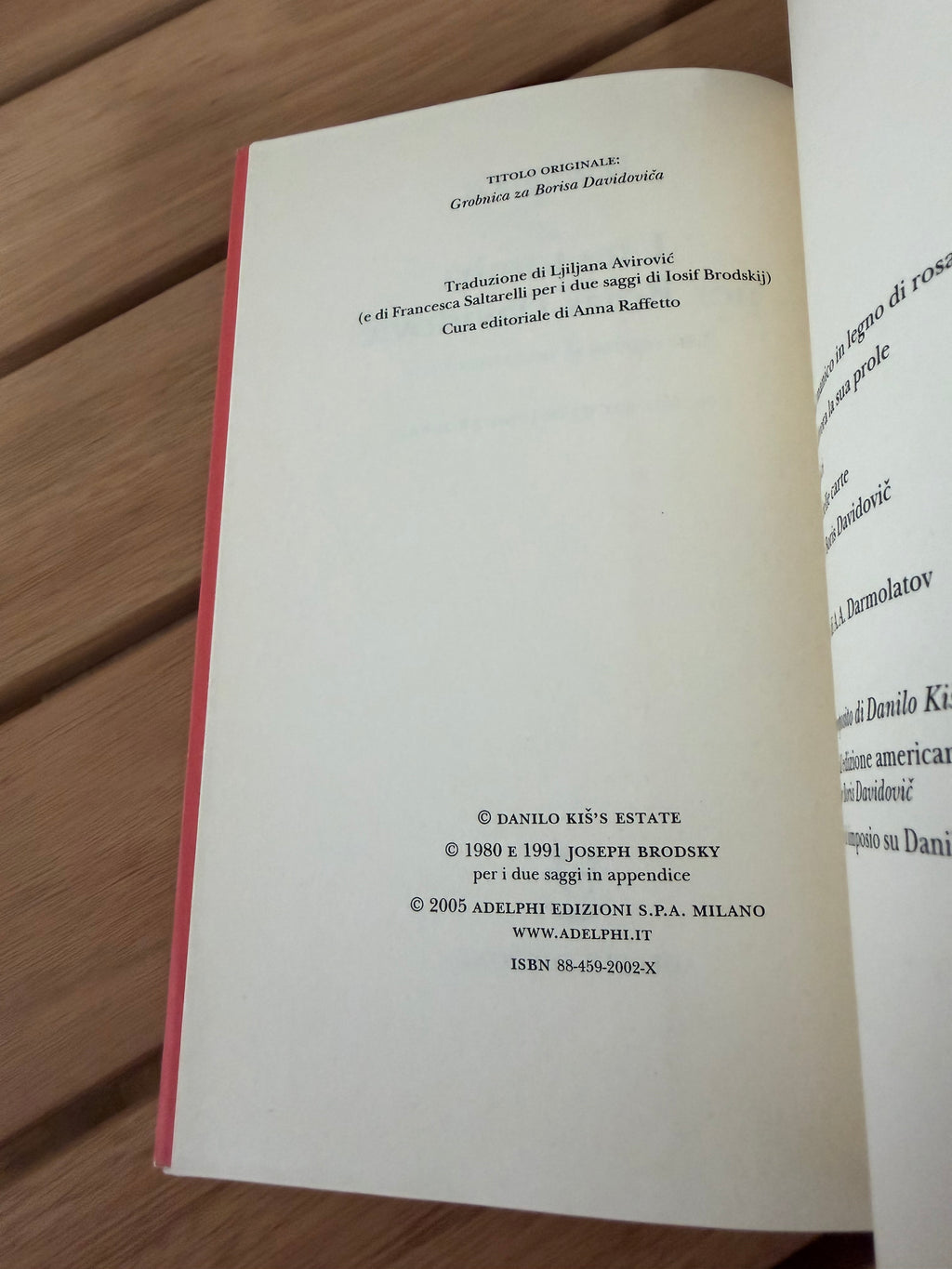 Una tomba per Boris Davidović - Danilo Kiš