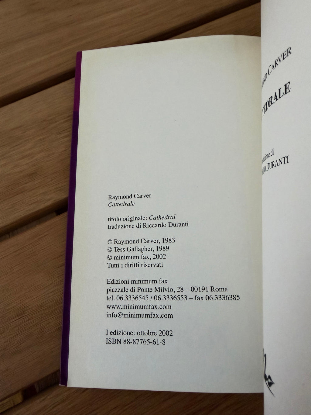 Cattedrale - Raymond Carver