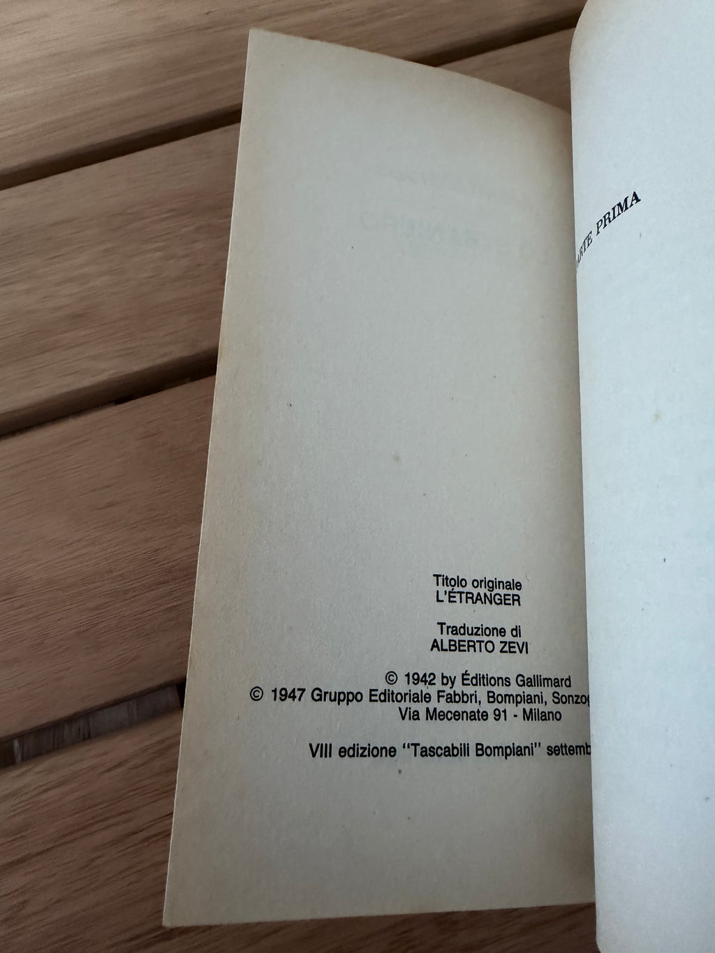 Lo straniero - Albert Camus