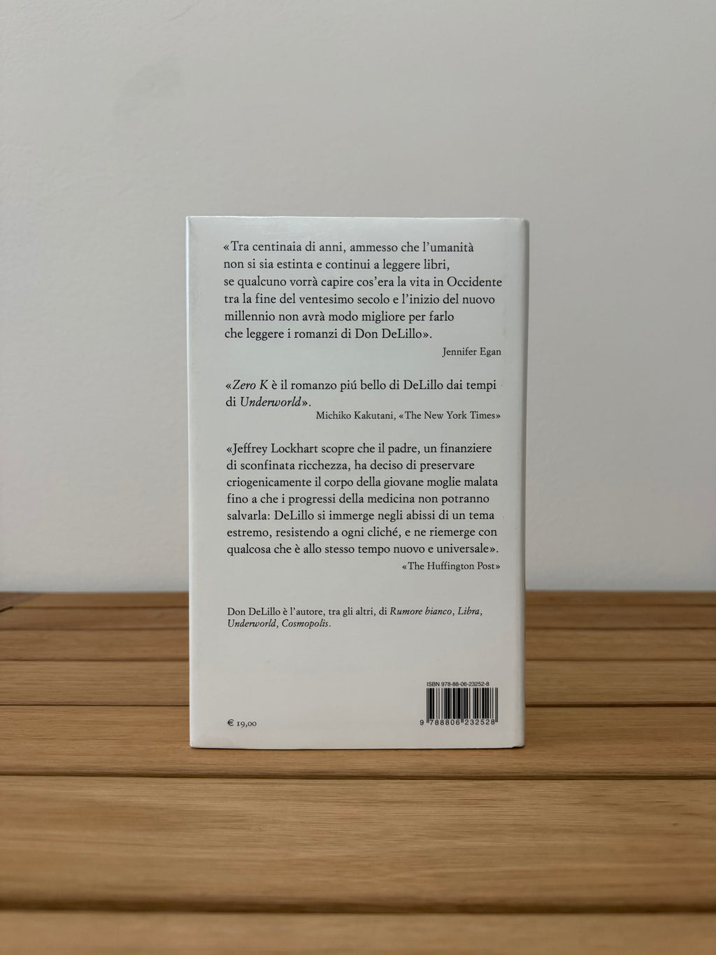 Zero K - Don DeLillo