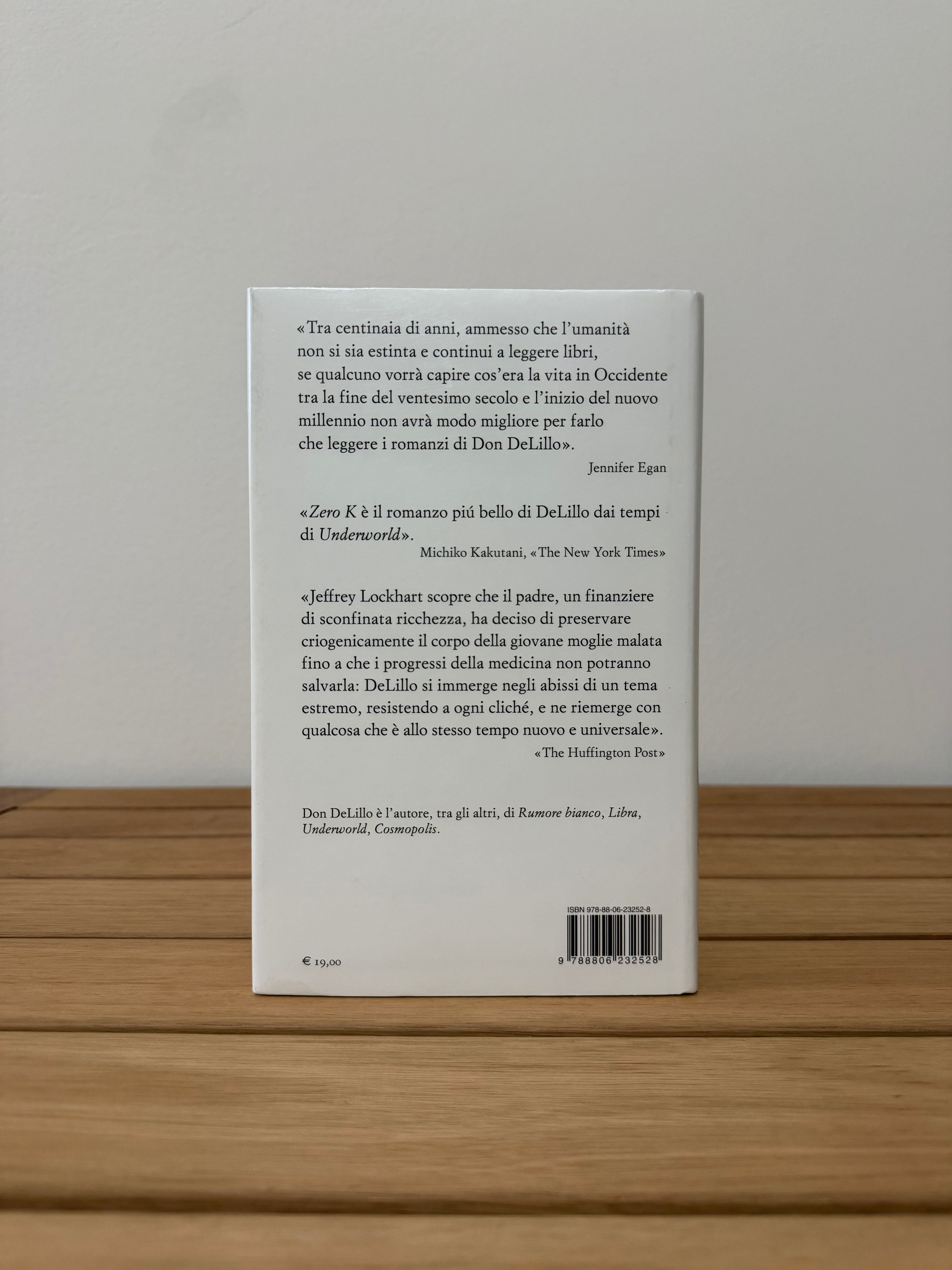 Zero K - Don DeLillo
