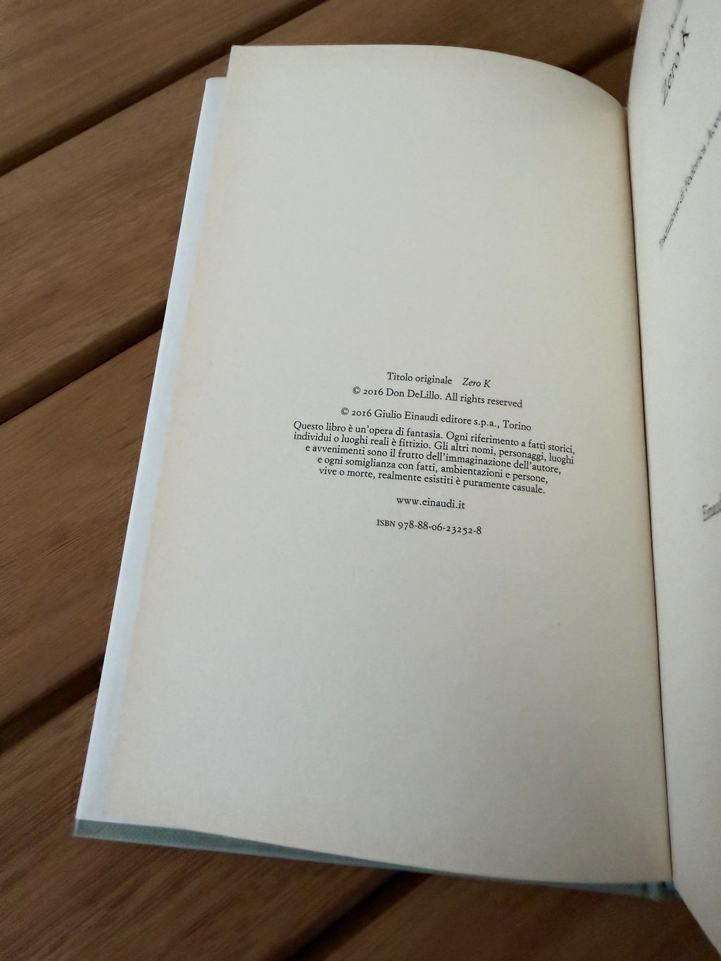 Zero K - Don DeLillo