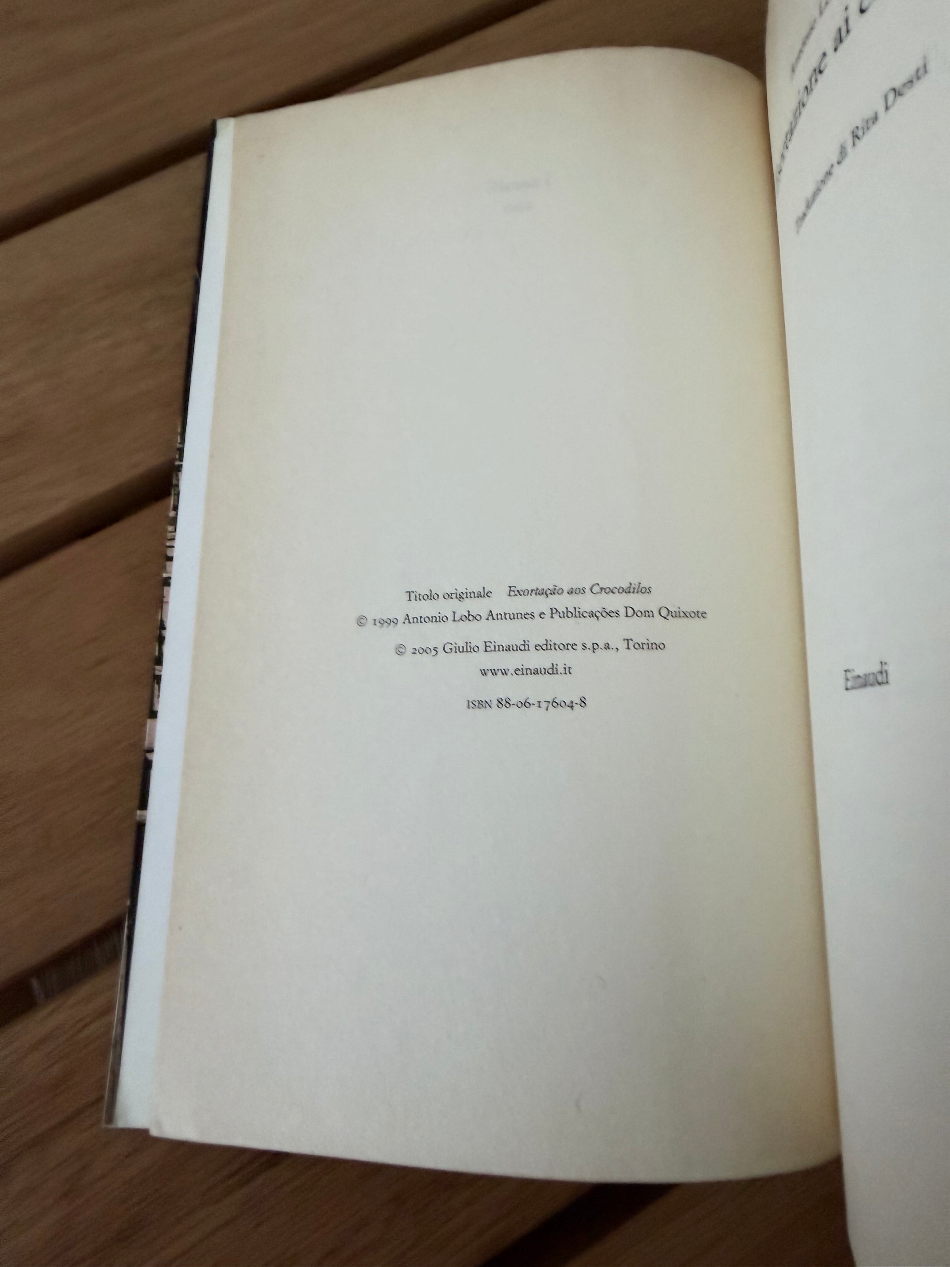 Esortazione ai coccodrilli - António Lobo Antunes