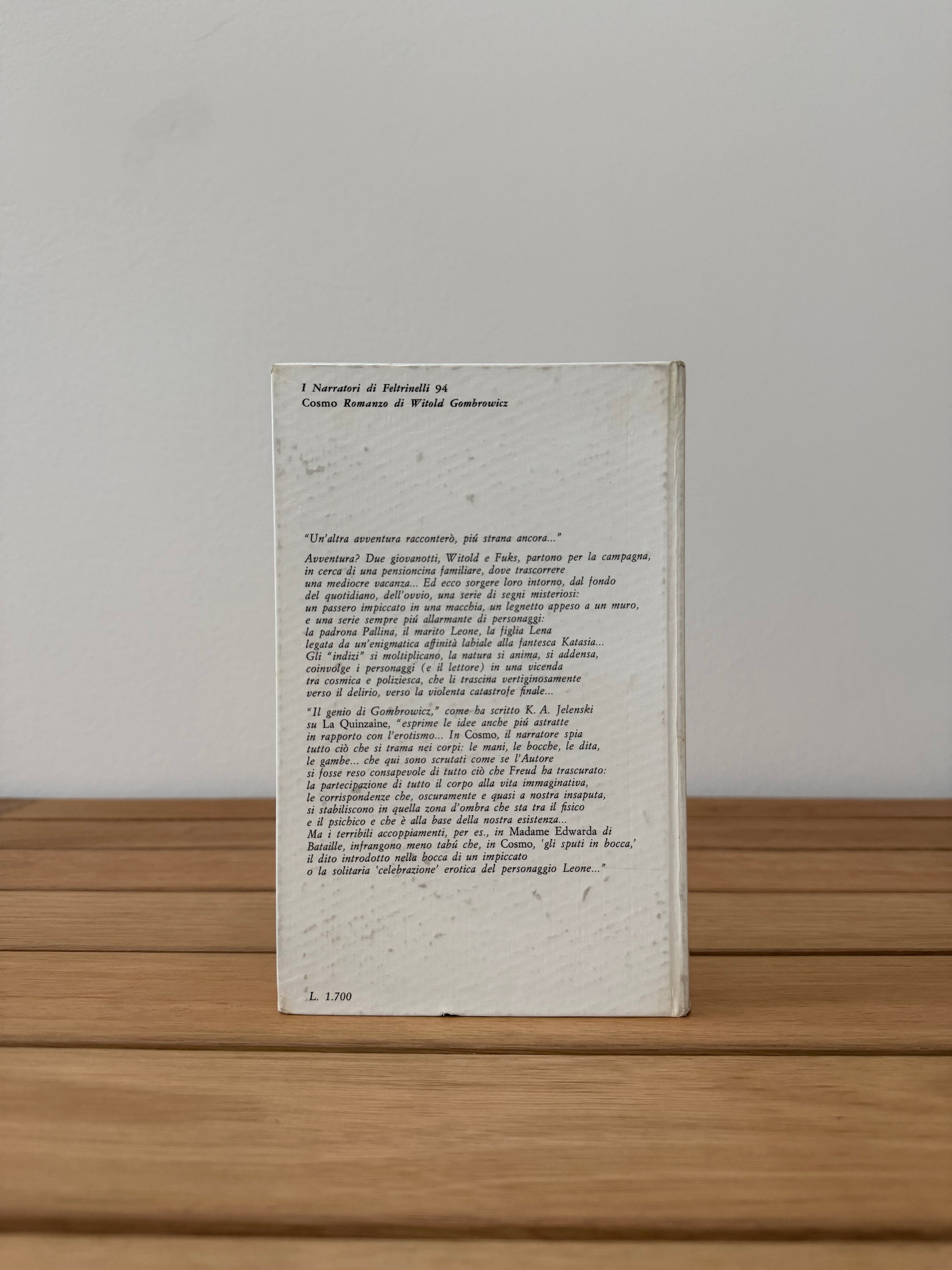 Cosmo - Witold Gombrowicz