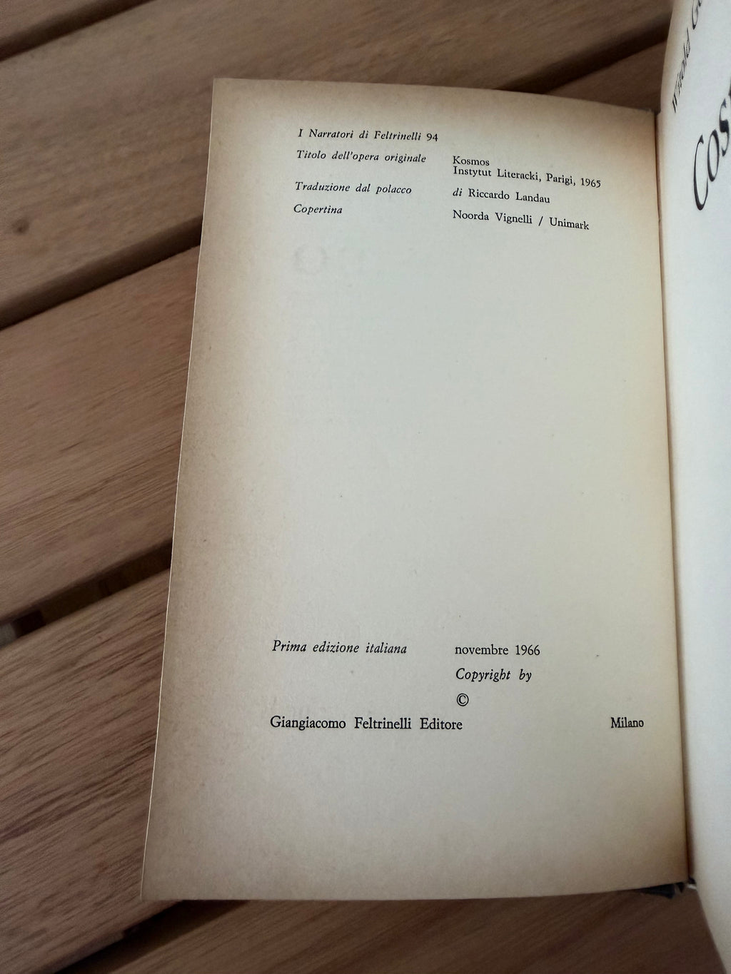 Cosmo - Witold Gombrowicz