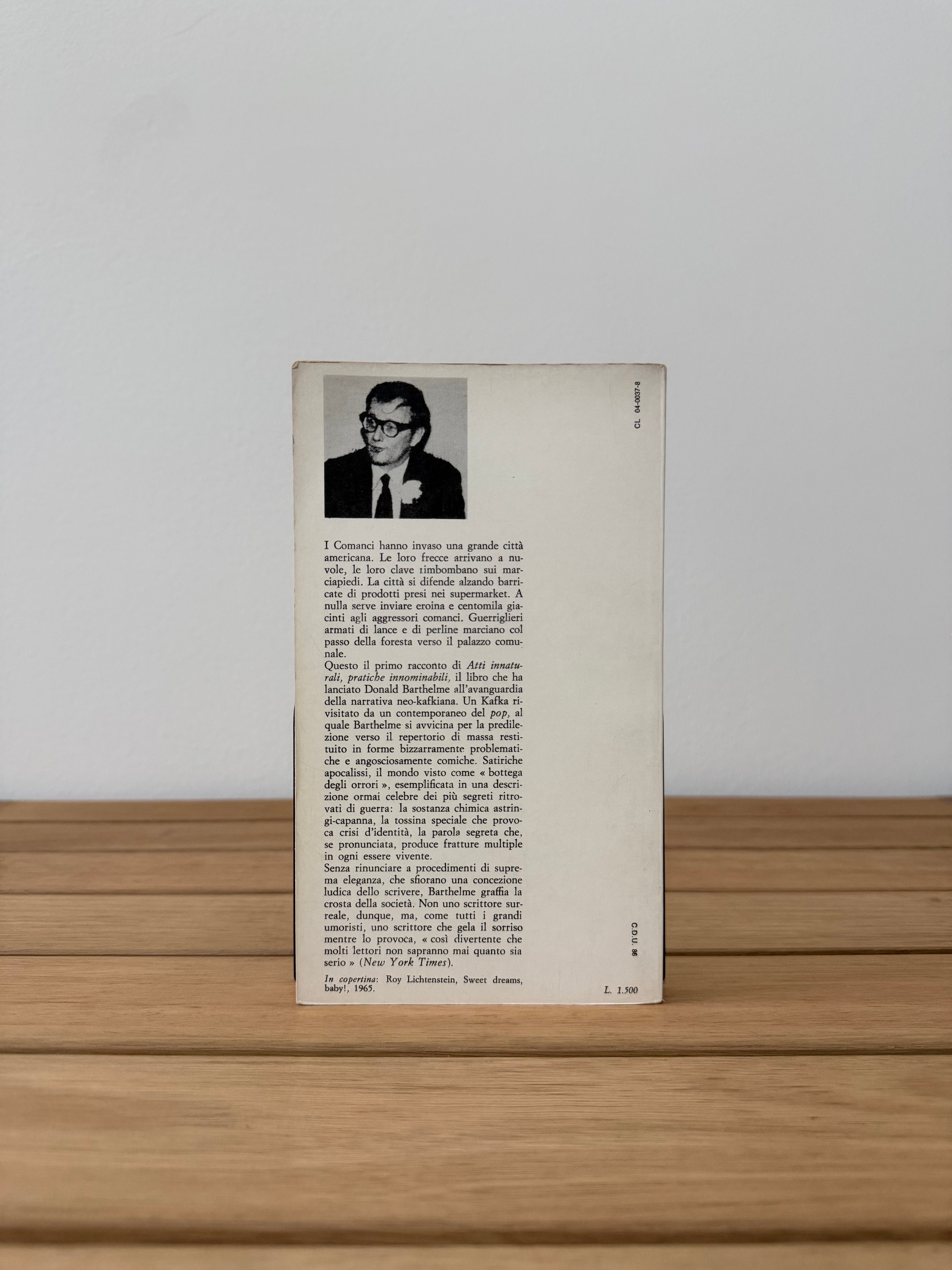 Atti innaturali, pratiche innominabili - Donald Barthelme