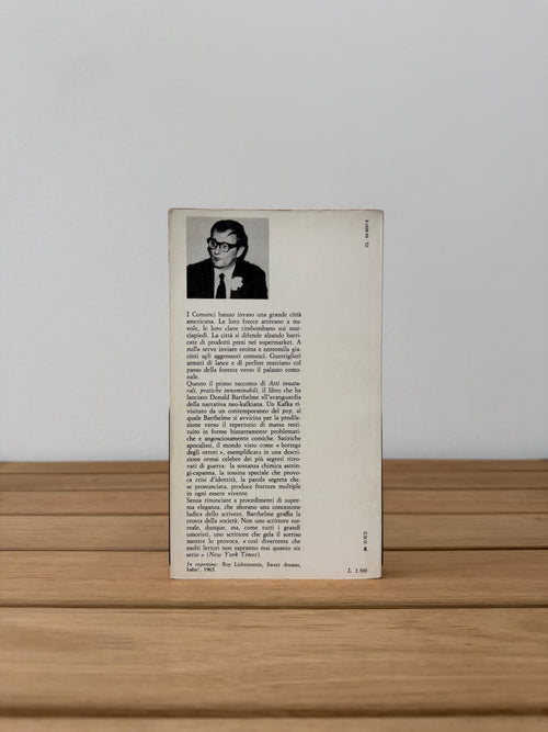 Atti innaturali, pratiche innominabili - Donald Barthelme