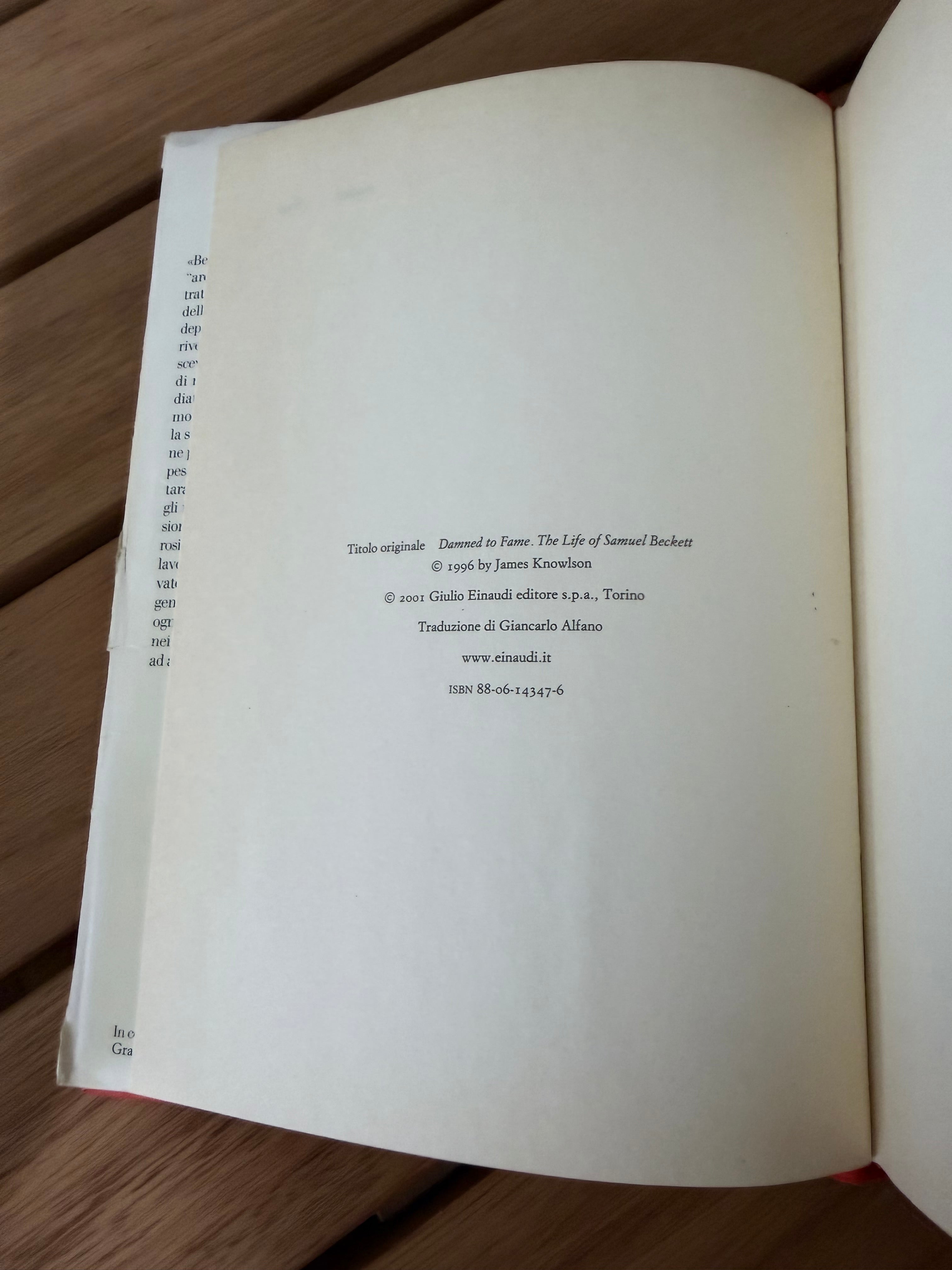 Samuel Beckett: Una vita - James Knowlson